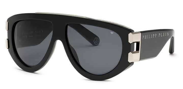 Philipp Plein SPP127V Eagle Black Aviators