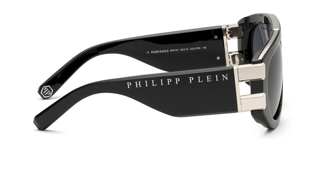 Philipp Plein SPP127V Eagle Black Aviators