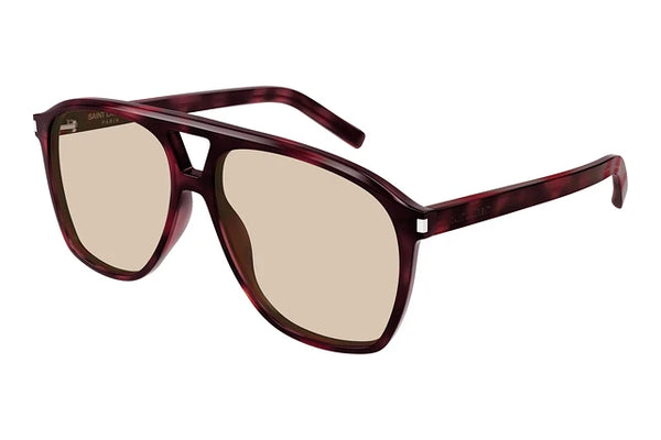 Saint Laurent SL596 Dune Sunglasses in Havana Brown