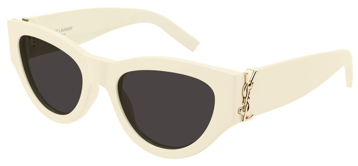 Saint Laurent SLM94 Sunglasses in Ivory White