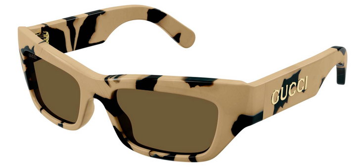 Gucci GG1296S Cat Eye Sunglasses in Spotted Havana