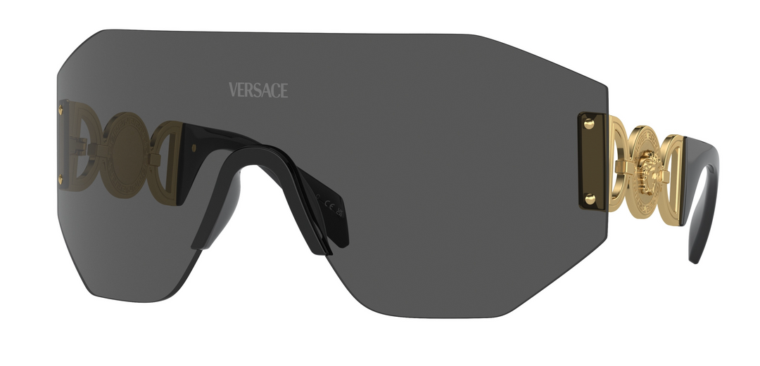 Versace VE2258 Shield Sunglasses in Black