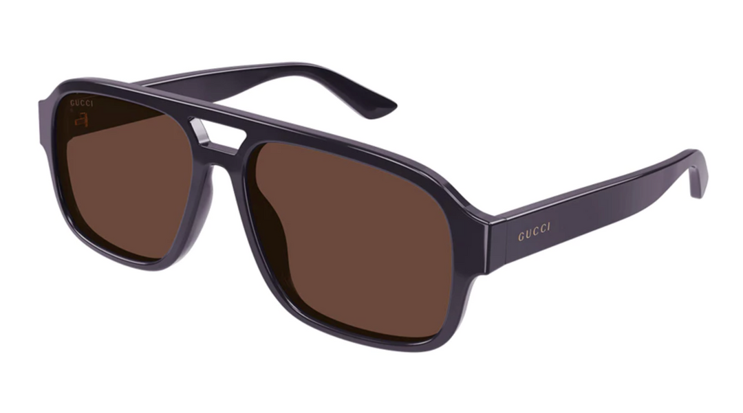 Gucci GG1342S Grey Aviator Sunglasses