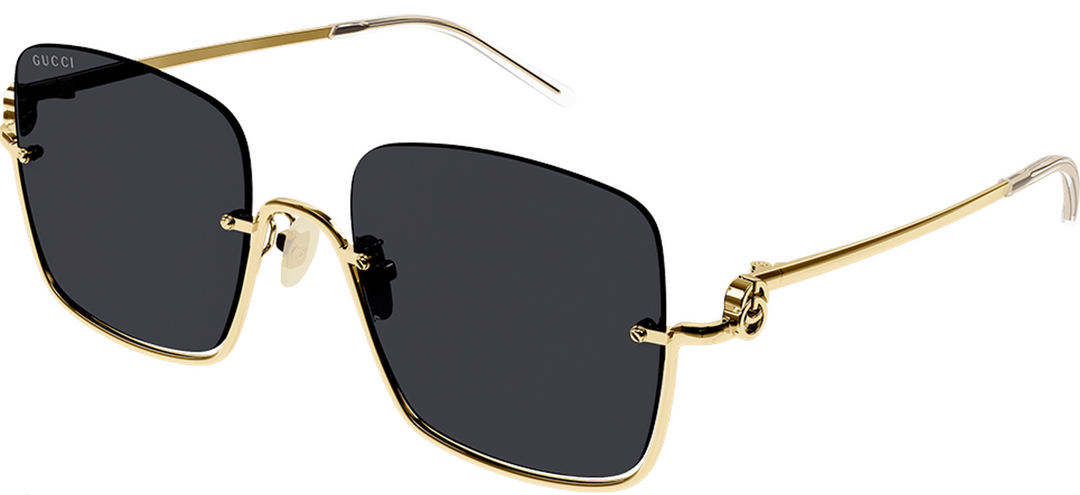 Gucci GG1279S Rimless Square Sunglasses in Grey