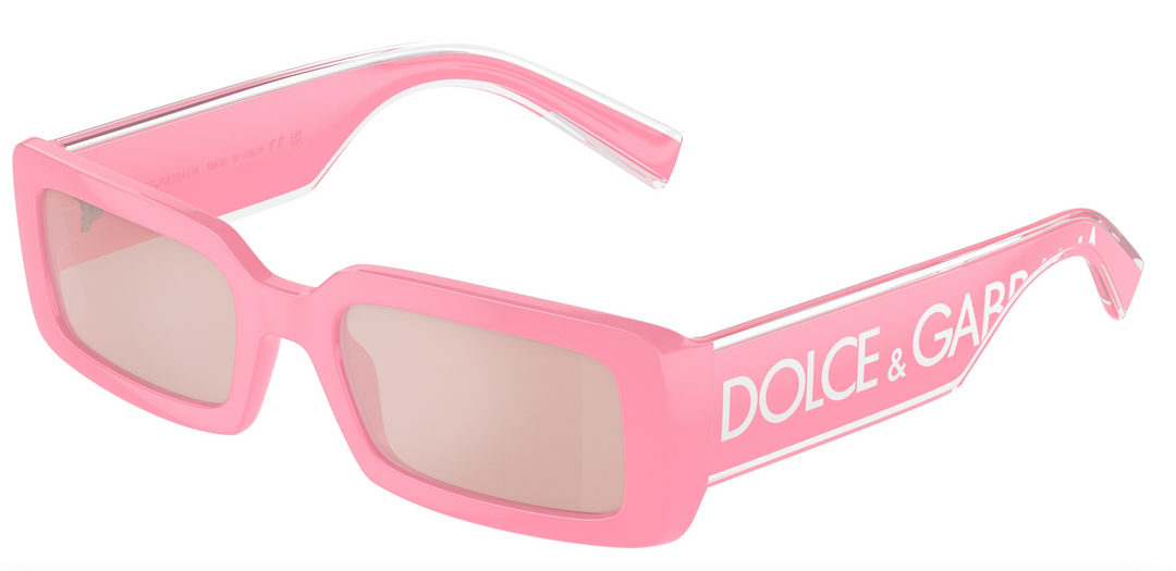 dolce gabbana goggles Dolce & Gabbana DG6187 Slim Pink Sunglasses – Designer Daydream