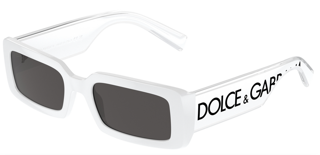 Dolce & Gabbana DG6187 Slim White Sunglasses
