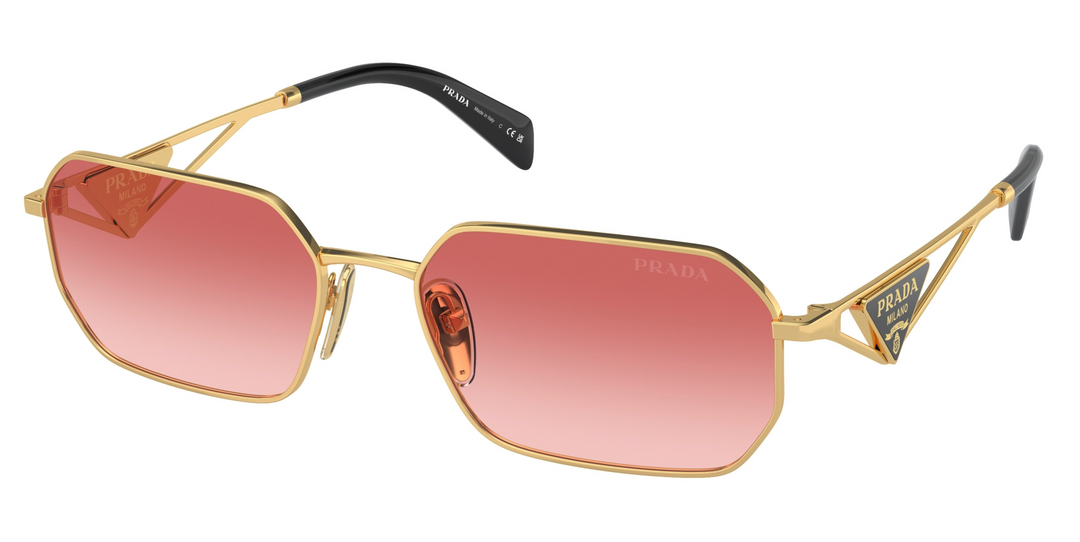 Prada PR A51S Sunglasses in Gold Pink