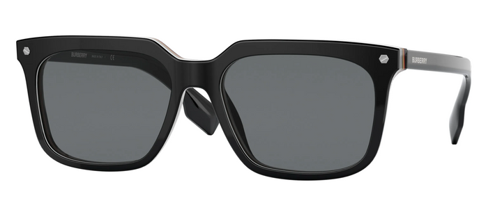 Burberry BE4337F Carnaby Black Sunglasses