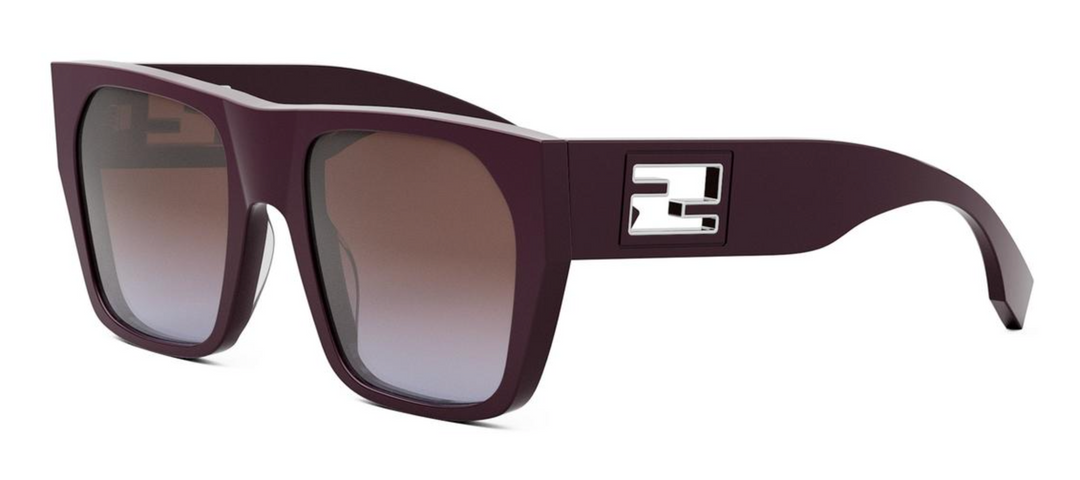 Fendi FE40124F Burgundy Sunglasses