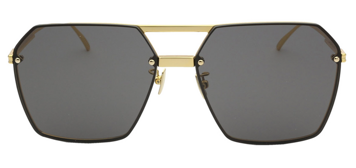 Bottega Veneta BV1045S Minimalist Aviator Sunglasses