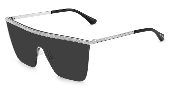 Jimmy Choo Leah Sunglasses in Silver Grey
