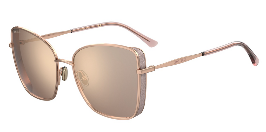 Jimmy Choo Megs Pink Crystal Sunglasses – Designer Daydream