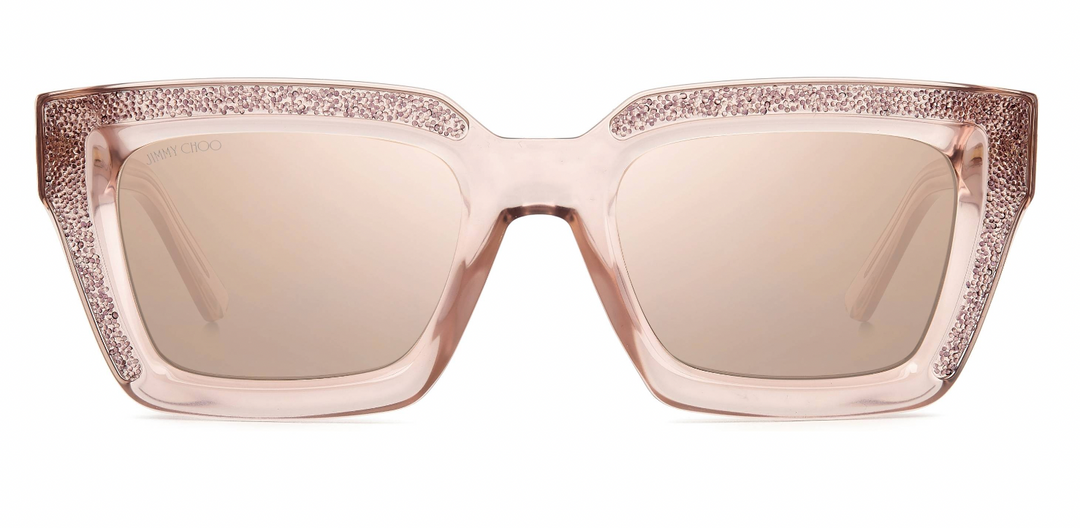 Jimmy Choo Megs gafas de sol de cristal rosa