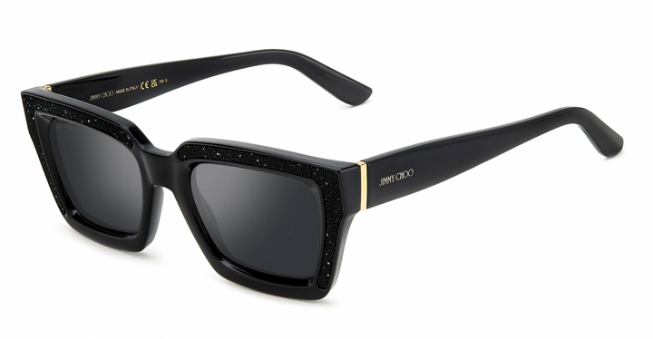 Jimmy Choo Megs gafas de sol de cristal negro