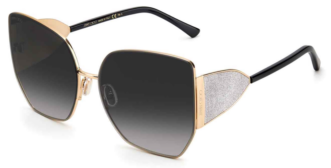 Jimmy Choo River Gold Silver Sunglasses