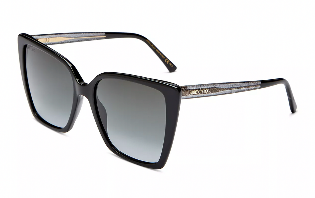 Jimmy Choo Lessie Sunglasses in Black