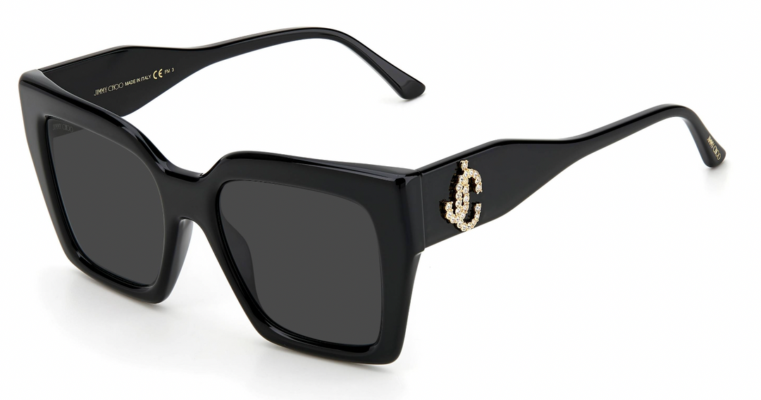 Jimmy Choo Eleni Black Square Sunglasses