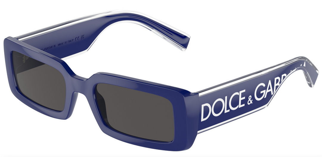 Dolce &amp; Gabbana DG6187 Gafas de sol rectangulares azules 