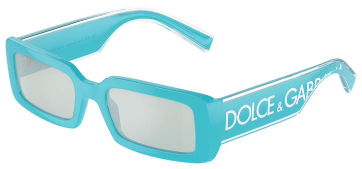 Dolce &amp; Gabbana DG6187 Gafas de sol delgadas en color azul 