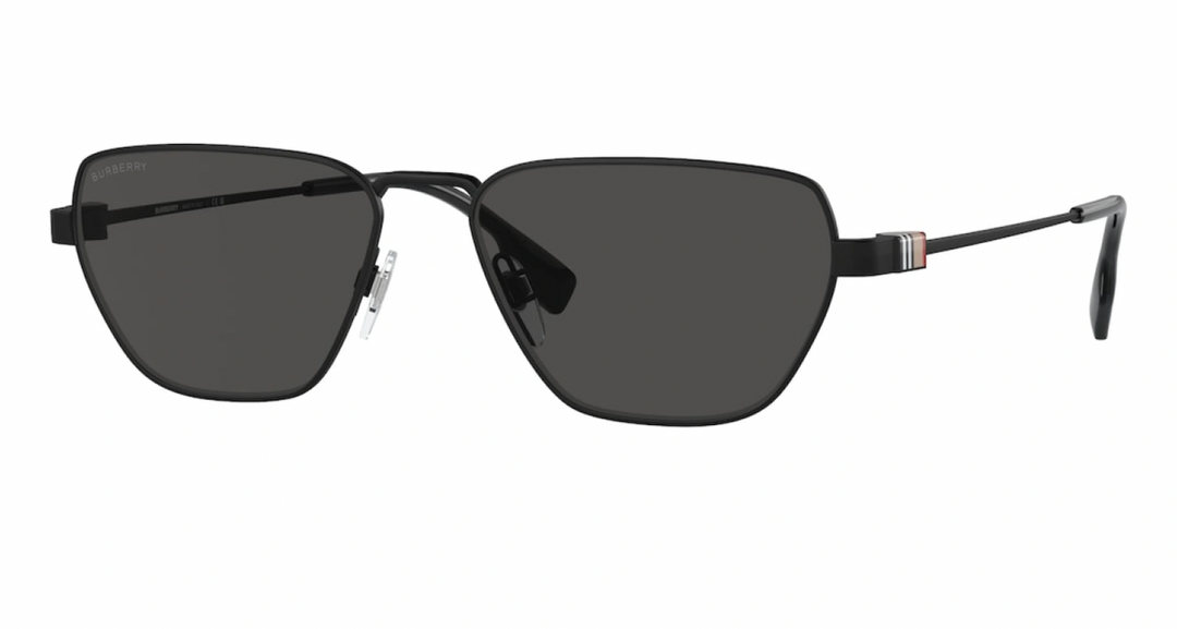 Burberry BE3146 Metal Sunglasses in Black