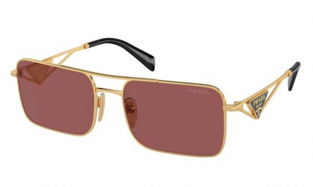 Prada PR A52S Sunglasses in Gold