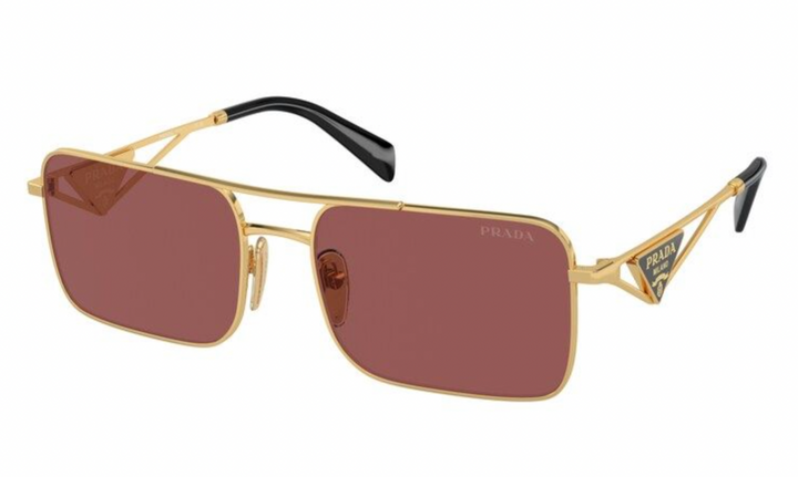 Prada PR A52S Sunglasses in Gold Violet