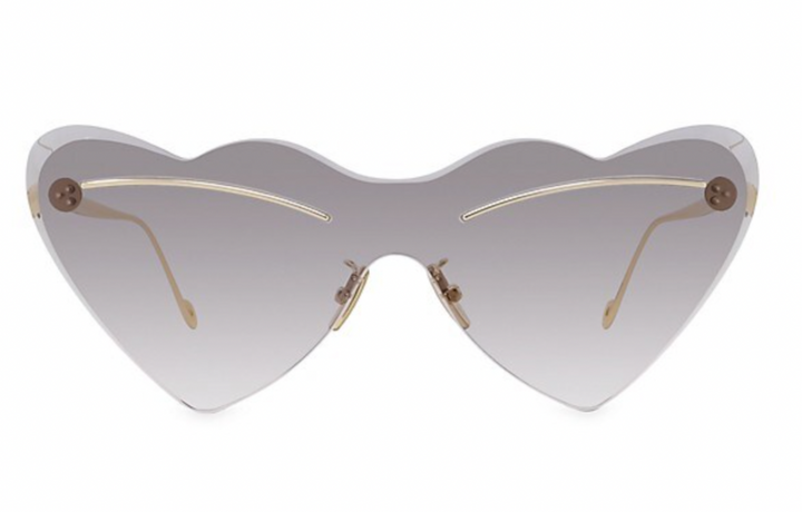 Loewe LW40087U Paula's Ibiza Heart Sunglasses in Grey