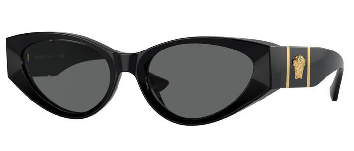 Versace Gafas de sol tipo ojo de gato VE4454 en negro