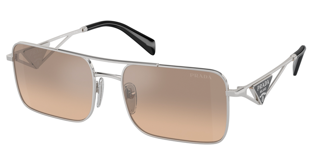 Prada PR A52S Sunglasses in Silver Mirror