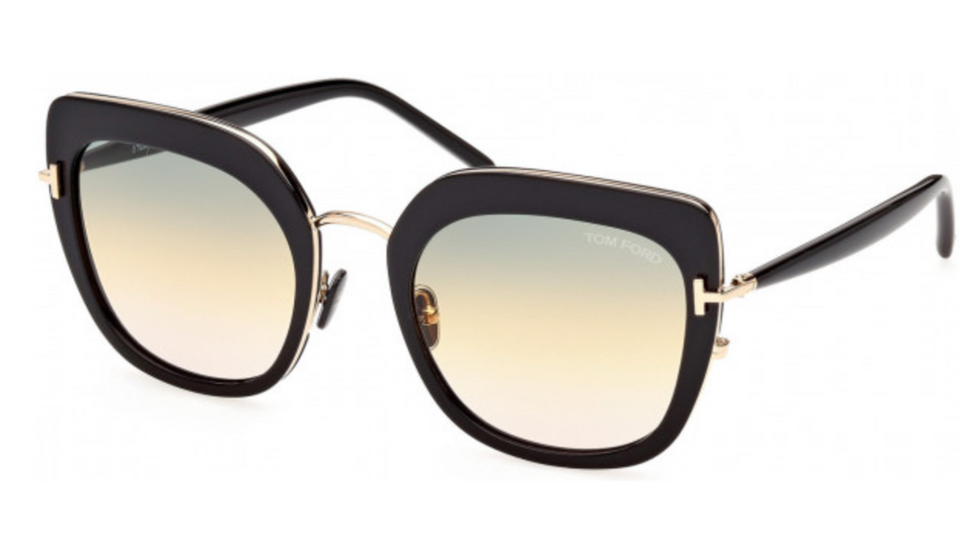 Tom Ford Virginia FT0945 Sunglasses in Black Gold