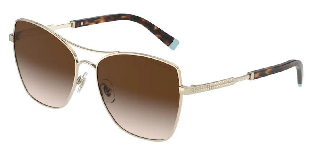 Tiffany & Co TF3084 Sunglasses in Brown Lens