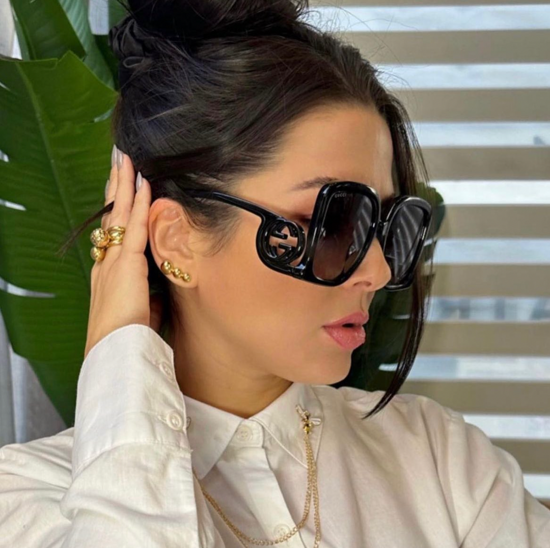 Gucci GG1326S Oversized Square Sunglasses in Black Gucci GG1326S Oversized Square Sunglasses in Black