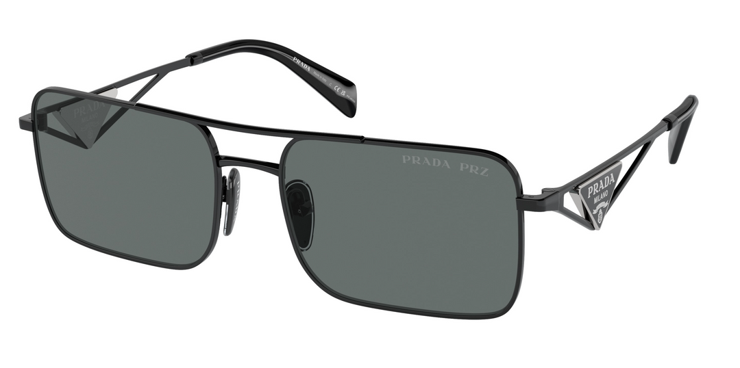Prada PR A52S Sunglasses in Black Polarized