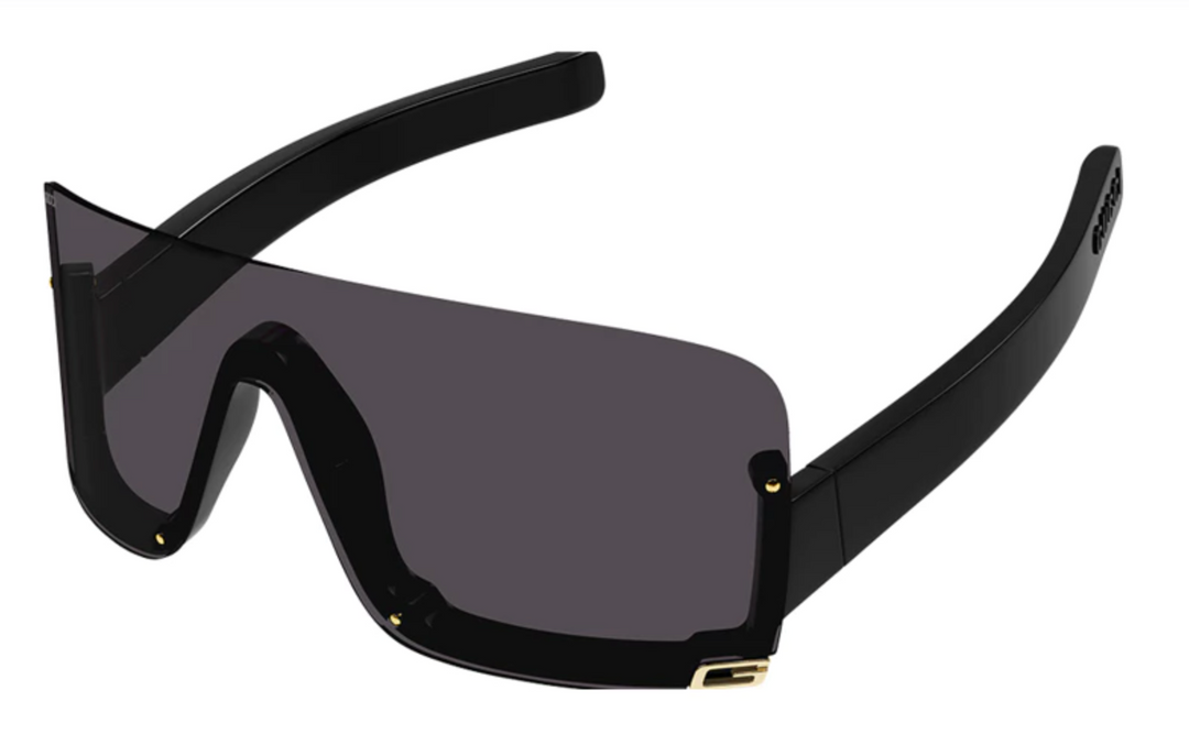 Gucci GG1637S Black Shield Sunglasses