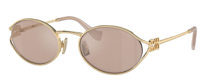 Miu Miu MU52YS Pink Mirror Metal Sunglasses