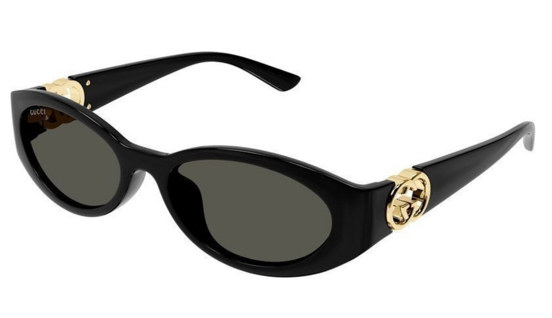 Gucci GG1662SA Oval Sunglasses in Black