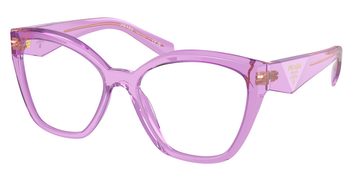 Prada PR20ZV Cat Eye Frames in Transparent Violet