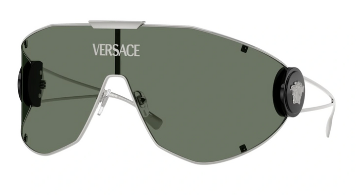 Versace VE2268 Shield Sunglasses in Silver