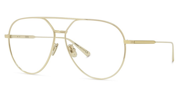 Dior GemDiorO A1U Bluelight Pilot Frames in Gold