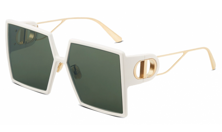 Dior 30Montaigne SU Square Sunglasses in Ivory