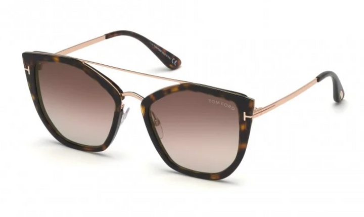 Gafas de sol Tom Ford Dahlia en marrón espejado