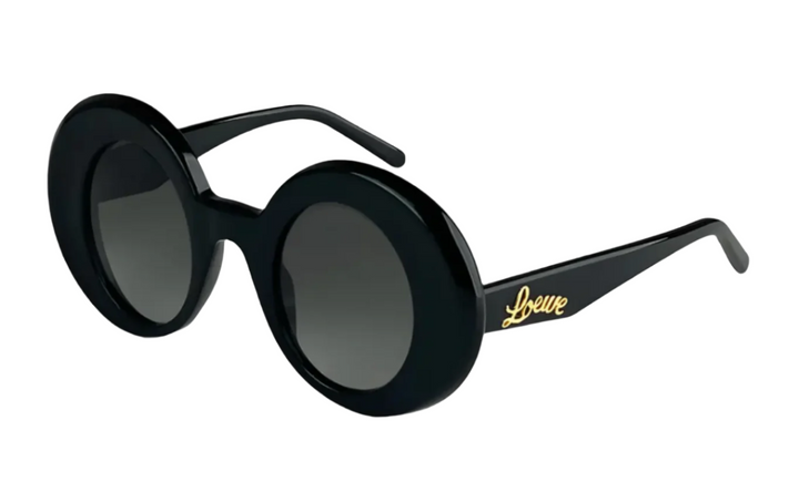 Loewe LW40089I Round Sunglasses in Black