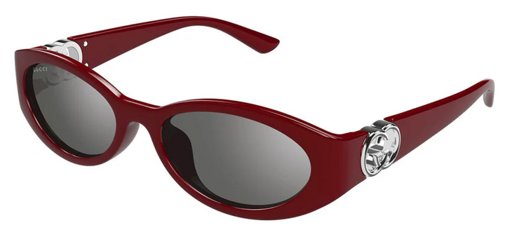Gucci GG1662SA Oval Sunglasses in Burgundy