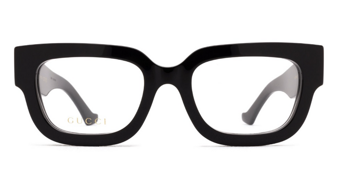 Gucci GG1548O Thick Rim Square Frames in Black