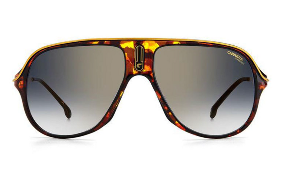 Carrera Safari 65 Aviator Sunglasses in Havana Brown – Designer Carrera Safari 65 Aviator Sunglasses in Havana Brown – Designer