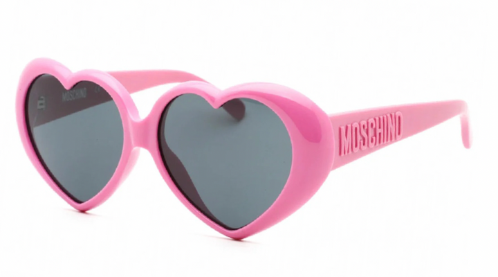 Moschino MOS006/S Gafas de sol estilo ojo de gato con tachuelas rojas