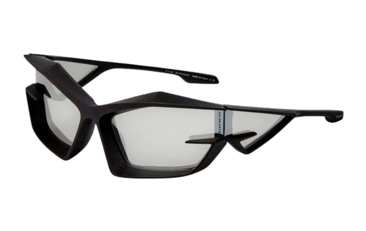 Givenchy GV40049I Cut Mask Sunglasses in Black Silver