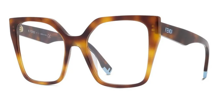 Fendi FE50002I Brown Oversized Frames