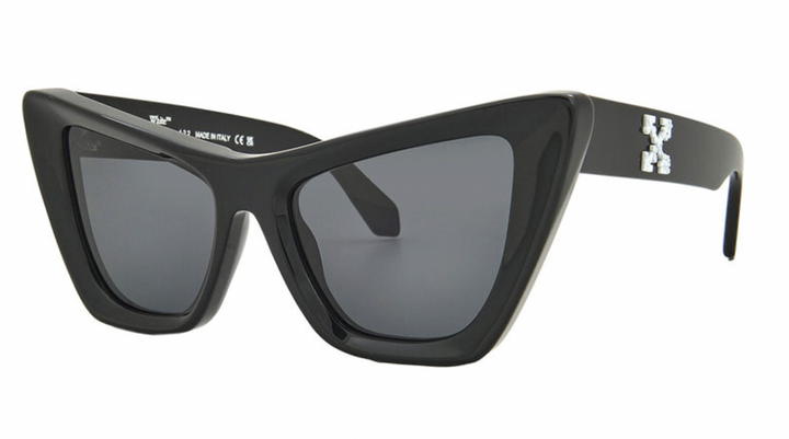 Off White Edvard Cat Eye Sunglasses in Black