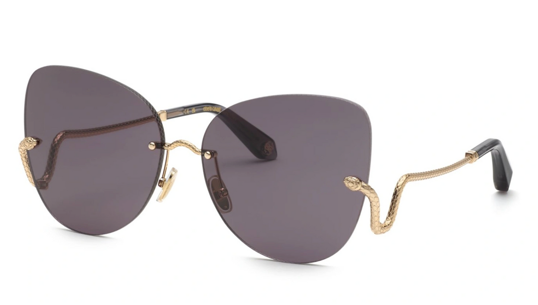 Gafas de sol ovaladas de pierna baja en negro Gucci GG1235S